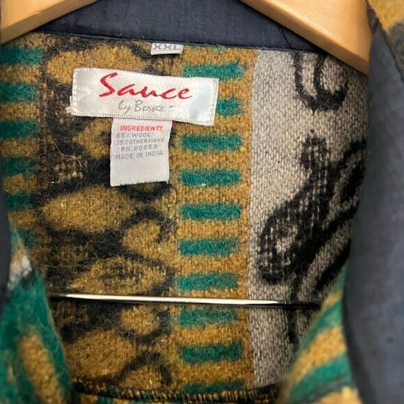 Vintage Men’s Sauce By Berne Wool Heavy Flannel Shirt Size XXL 90’s. EUC. - Picture 3 of 5